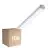 Flerpack 10x Philips LED Allmänbruksarmatur Vattentät Ledinaire WT060C 46W 5600lm - 840 Kallvit | 150cm - 1x Kabelgenomföring