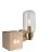 Flerpack 6x Nordlux Tutan Vägglampa Glas Mässing | Passande för E14