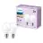 Flerpack 2x Philips Lampa LED E27 Päron Matt 7W 806lm - 827 Extra Varm Vit