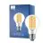 Philips MASTER LED Lampa Ultra Efficient E27 Päron Klar 5.2W 1095lm - 827 Extra Varm Vit | Ersättare 75W