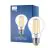 Philips MASTER LED Lampa Ultra Efficient E27 Päron Klar 2.3W 485lm - 830 Varm Vit | Ersättare 40W