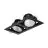 Philips LED Spot Greenspace Accent Gridlight Aluminium Svart 46W 2700lm 36D - 930 Varm Vit | 154mm - IP20 - Bästa Färgåtergivning - Dali Dimbar