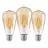 Flerpack 3x Eglo LED Edison E27 Filament Ambar 4W 400lm - 822 Extra Varm Vit | Ersättare 40W