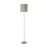 Eglo Golvlampa Pasteri Stål Satin Nickel Taupe | IP20 - Passande för 1x E27 