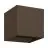 Eglo Vägglampa Calpi 3 Aluminium Rostig Up & Down 2.8W 420lm - 830 Varm Vit | IP54