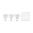 Flerpack 3x Eglo LED Spot GU10 4.9W 420lm - 827-865 Justerbar Vit + RGB | Zigbee Dimbar - Ersättare 40W