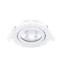 Noxion LED Lutningsbar Slim Spot Vit 6W 550lm - 930 Varm Vit | Utskärning   75mm - IP54 - Bästa färgåtergivning 
