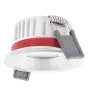 Ledvance LED Spot Fire Rated Aluminium Vit 8W 640lm 36D - 927 Extra Varm Vit | Utskärning   68mm - IP65 - Bästa färgåtergivning - Dimbar