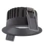 Ledvance LED Spot Fix Aluminium Svart 8W 640lm 36D - 927 Extra Varm Vit | Utskärning   68mm - IP44 - Bästa färgåtergivning - Dimbar