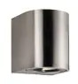 Nordlux Canto 2 Vägglampa Rostfritt Stål Up & Down - 10.6W 500lm - 830 Varm Vit | IP44