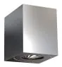 Nordlux Canto Kubi 2 Vägglampa Rostfritt Stål Up & Down - 10.6W 500lm - 830 Varm Vit | IP44