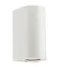 Nordlux Canto Maxi 2 Vägglampa Aluminium Vit Up & Down | IP44 - Passande för 2x GU10