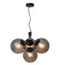 Nordlux Pendellampa Ivona 4x E27 Svart - Metall | Max. 28W
