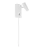 Nordlux LED Vägglampa Omari Vit 3.2W 320lm 41D - 827 Extra Varm Vit | Dimbar - Lutningsbar