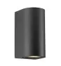 Nordlux Canto Vägglampa Aluminium Svart Up & Down | Passande för 2x GU10