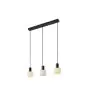 Nordlux Milford Mini 3-Rail Pendellampa Glas Svart | Passande för 3x E14