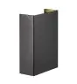 Nordlux Fold 10 Vägglampa Aluminium Svart - 8W 400lm - 830 Varm Vit | IP54