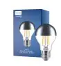 Philips Classic LED Lampa E27 Päron Mirror 7.2W 650lm 650lm - 827 Extra Varm Vit | Dimbar - Ersättare 60W