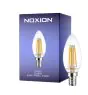 Noxion Lucent LED E14 Kronljus Filament Klar 4.5W 470lm - 827 Extra Varm Vit | Dimbar - Ersättare 40W