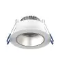 Noxion LED Spot Ares Djup Vit 6W 540lm 927-940 3CCT - med Inre Ring Silver | Utskärning   68mm