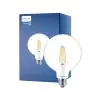 Philips MASTER Value LED Globe E27 120mm Filament Klar 5.9W 806lm - 927 Extra Varm Vit | Bästa färgåtergivning - Ersättare 60W