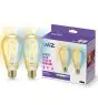 Dubbelpack 2x WiZ Smart LED E27 Edison Filament Guld 7W 640lm | Bästa Färgåtergivning - Dimbar - Ersättare 50W