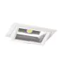 LED Downlight Wallwasher Wally Maxi Vit 46W 6400lm 70x75D - 840 Kallvit - 238x145mm