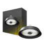 Bright Choice LED Highbay Stål Svart 150W 25500lm 90D - 757 Kallvit | IP65 - med Rörelse- och Ljussensor 