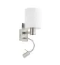 Eglo Vägglampa Pasteri Stål Satin Nickel 40 | IP20 - Inkl. Spot och Exkl. 1x E27