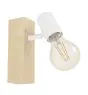 Eglo Vägglampa Townshend 3 Trä Stål Vit | IP20 - Passande för 1x E27