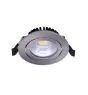 Noxion LED Lutningsbar Slim Spot Silver Runda 6W 550lm 60D - 927 Extra Varm Vit | 85mm - IP54 - Dimbar - Bästa Färgåtergivning