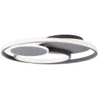 Brilliant Runda Taklampa Metall Silicone Grå 45W 5200lm - 830-865 CCT | 500mm - Fjärrkontroll Dimbar