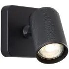 Brilliant Marty Vägglampa Aluminium Sandig Svart 5W 350lm - 830 Varm Vit | Inkl. 1x GU10