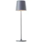 Brilliant Bordslampa Kaami Metall Plast Grå 2W 310lm - 830 Varm Vit | 100mm - IP44 - Utomhus - Dimbar 