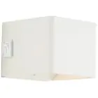 Brilliant Iseo Vägglampa Plast Vit 4W 300lm - 830 Varm Vit | IP44 - med USB