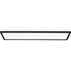 Brilliant Milton Taklampa Plast Svart Vit 19W 3200lm - 840 Kallvit | IP44