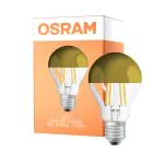 Osram Classic LED E27 Päron Filament Mirror Guld 4W 400lm - 827 Extra Varm Vit | Ersättare 35W
