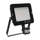 Ledvance LED Strålkastare Kompakt Svart 50W 5000lm 100D - 840 Kallvit | IP65 - Symmetrisk - Rörelse- och ljussensor