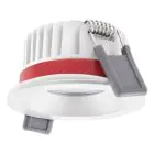 Ledvance LED Spot Fire Rated Aluminium Vit 8W 680lm 36D - 930 Varm Vit | Utskärning   68mm - IP65 - Bästa färgåtergivning - Dimbar