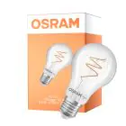 Osram Vintage 1906 LED Classic Slim E27 Päron Filament Klar 4.6W 470lm - 922 Extra Varm Vit | Bästa Färgåtergivning - Dimbar - Ersättare 40W