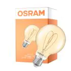 Osram Vintage 1906 LED E27 Globe Filament Guld 4.9W 470lm - 927 Extra Varm Vit | Bästa Färgåtergivning - Dimbar - Ersättare 40W