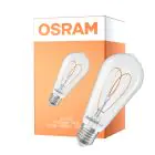 Osram Vintage 1906 LED E27 Edison Filament Klar 7.2W 806lm - 927 Extra Varm Vit | Bästa Färgåtergivning - Dimbar - Ersättare 60W
