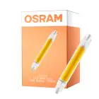 Osram LED Slim Line R7S LED R7S 118mm Klar 8W 806lm - 827 Extra Varm Vit | Ersättare 60W
