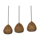 Ledvance Decor Papper Drop Papper/Stål Pendellampa Beige | Passande för 3X E27