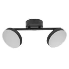 Ledvance LED Decor Spot Moon Stål Svart 10W 560lm - 830 Varm Vit