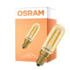 Osram Vintage 1906 LED Special Shapes E14 Tubular Ambar 4.8W 470lm - 822 Extra Varm Vit | Dimbar - Ersättare 40W