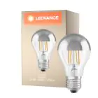 Ledvance  Classic LED E27 Päron Filament Mirror 6.5W 650lm - 827 Extra Varm Vit | Ersättare 50W