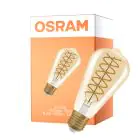 Osram Vintage 1906 LED E27 Edison Filament Guld 8.8W 806lm - 824 Extra Varm Vit | Dimbar - Ersättare 60W