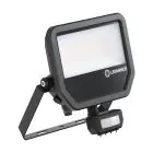 Ledvance LED Strålkastare Aluminium Svart 41W 6000lm 100D - 840 Kallvit | IP65 - Rörelse- Och Ljussensor - Symmetrisk
