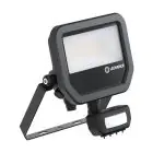 Ledvance LED Strålkastare Aluminium Svart 17W 2400lm 100D - 840 Kallvit | IP65 - Rörelse- Och Ljussensor - Symmetrisk